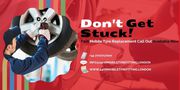 Don't Get Stuck! Fast Mobile Tyre Replacement Call Out Available Now